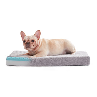 Dog Bed For Dogs Washable Dog Bed With Removable Cover Gel Memory Foam Orthopedic Dog Crate Bed With Waterproof Liner 